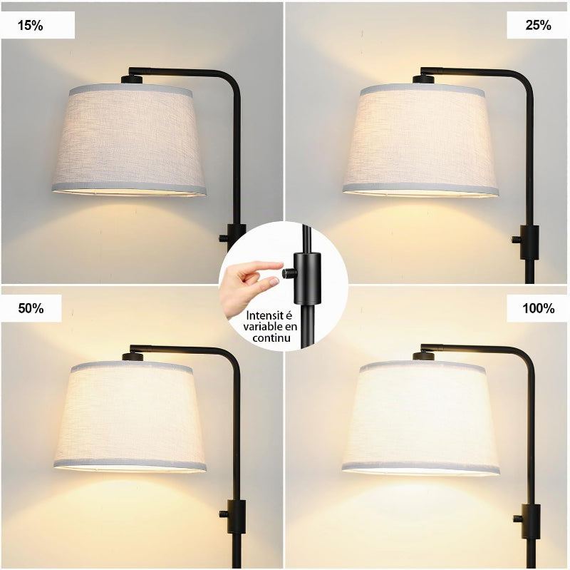 lampe sur pied reglable