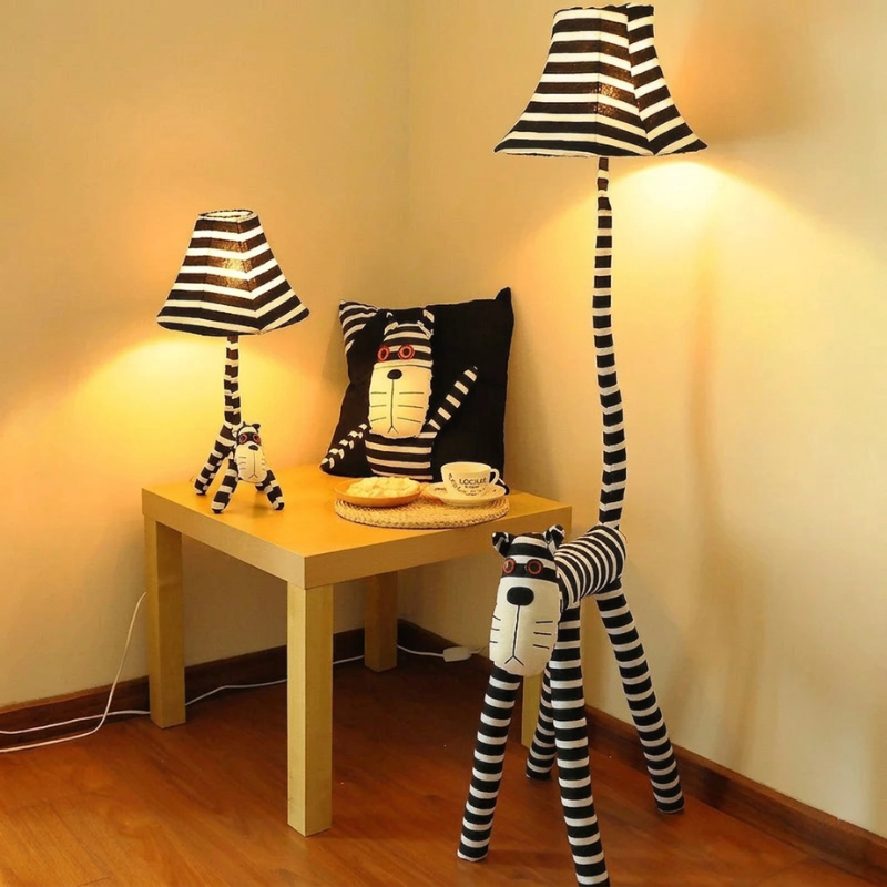 Lampadaire Chambre Enfant Chat rayé