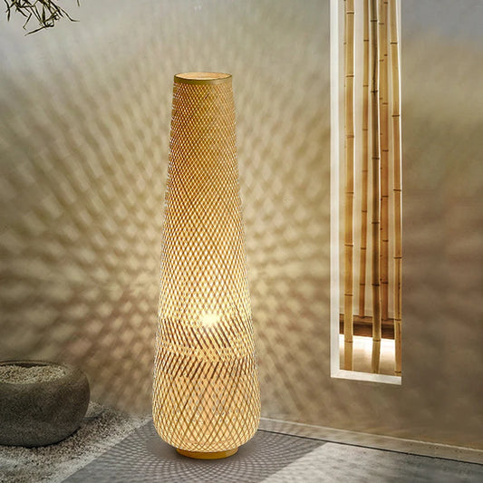 Lampadaire japonais Bambou