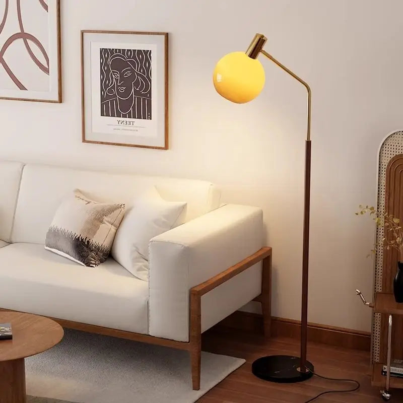 Lampadaire vintage boule
