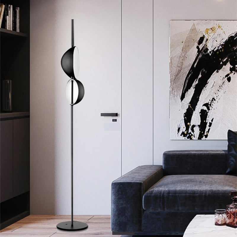 Lampadaire Noir Space Age