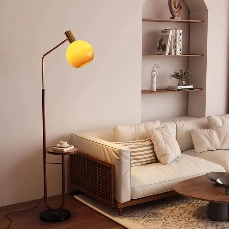 Lampadaire Orange Annee 50