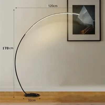 Lampadaire Courbé