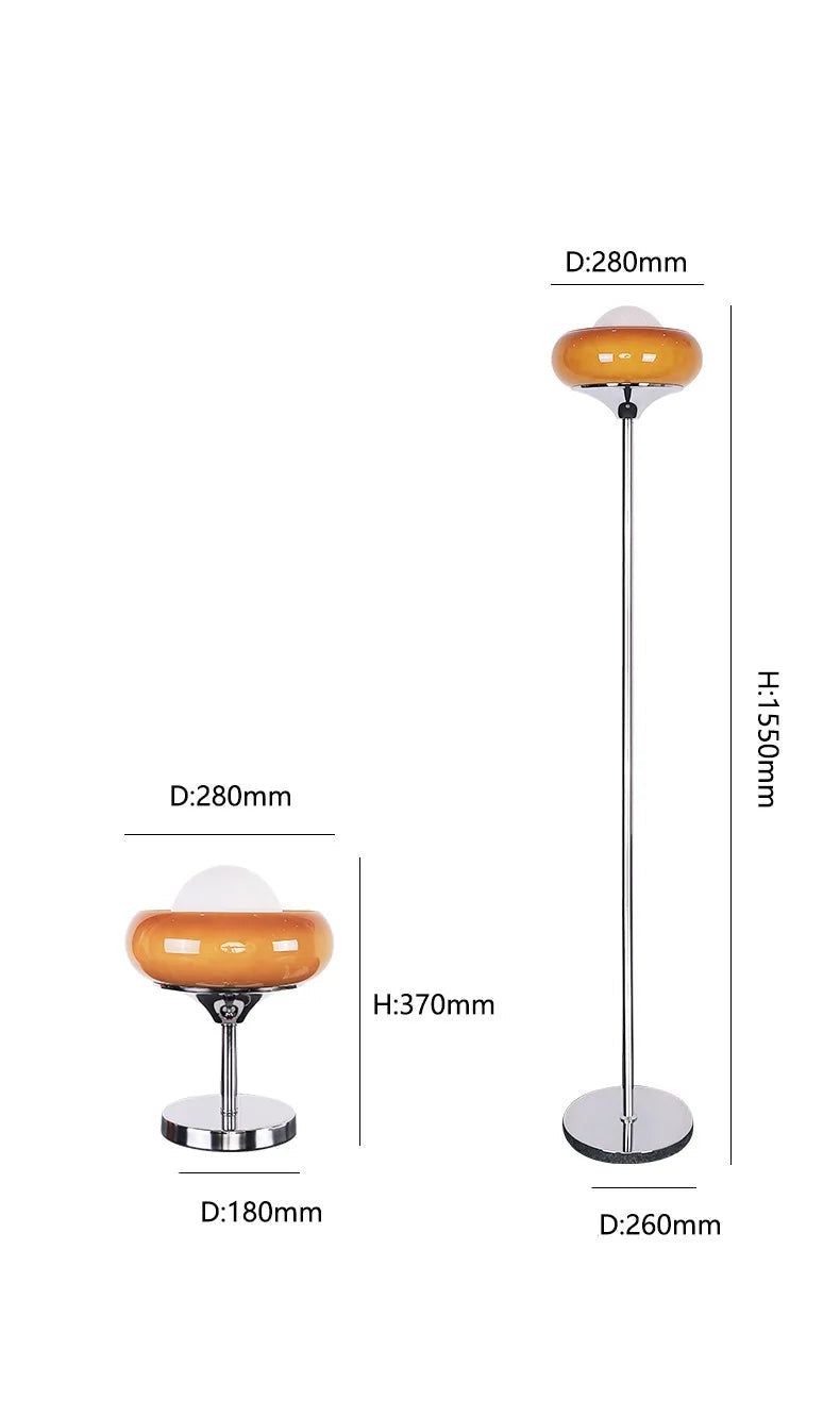 Lampadaire Champignon Vintage