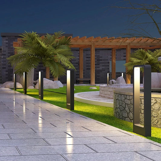 borne lampadaire exterieur