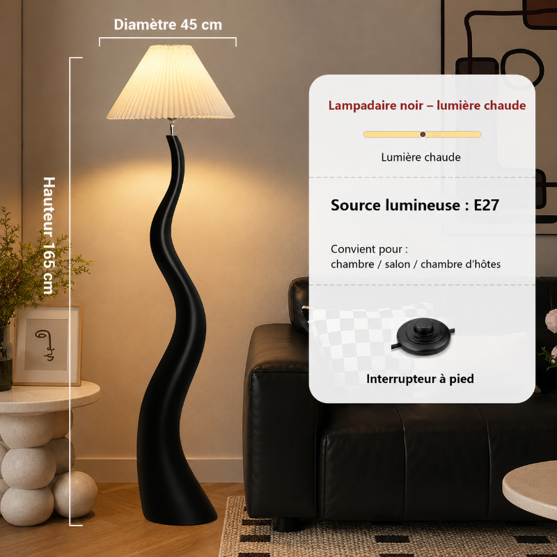 infos lampadaire vague