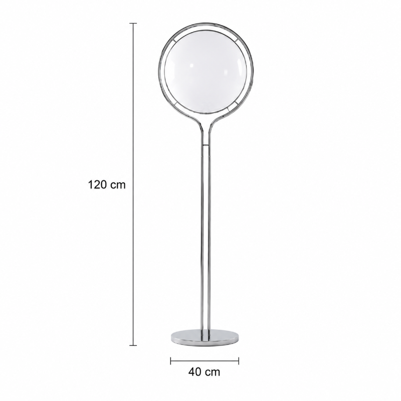 Lampadaire 1 Boule Sur Pied | LUNA