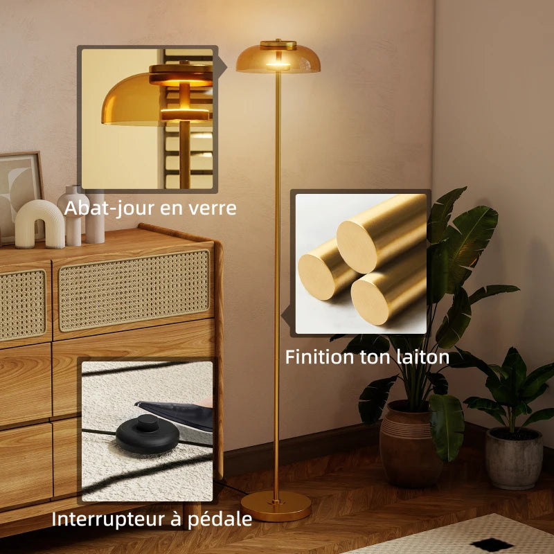 Lampadaire En Verre Design