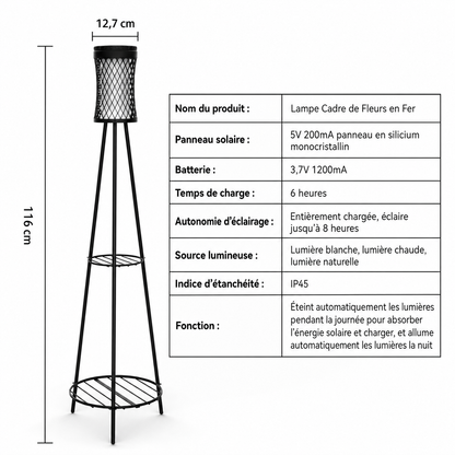 Lampadaire Exterieur Solaire Sur Pied