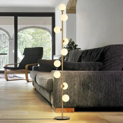 Lampadaire Boules En Verre