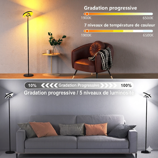 Lampadaire ajustable LED