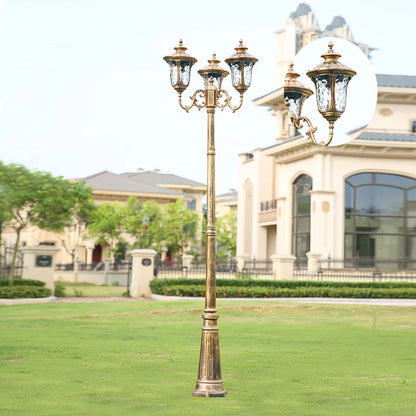 Lampadaire de jardin 3 têtes