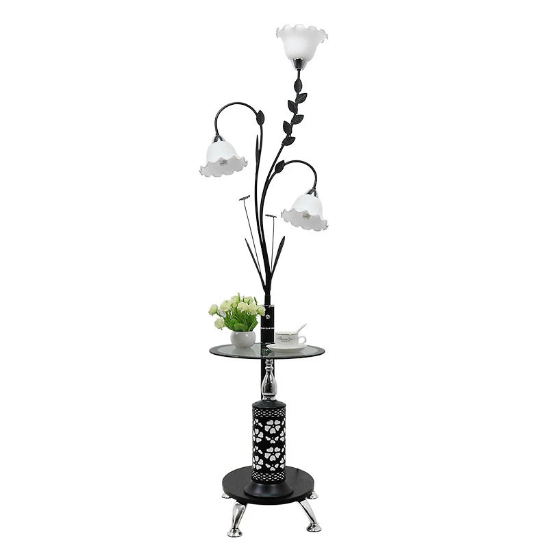 Lampadaire Fleur Fer Forgé