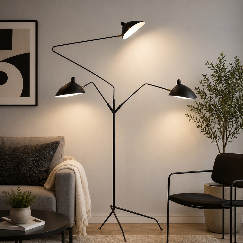 Lampadaire 3 Bras