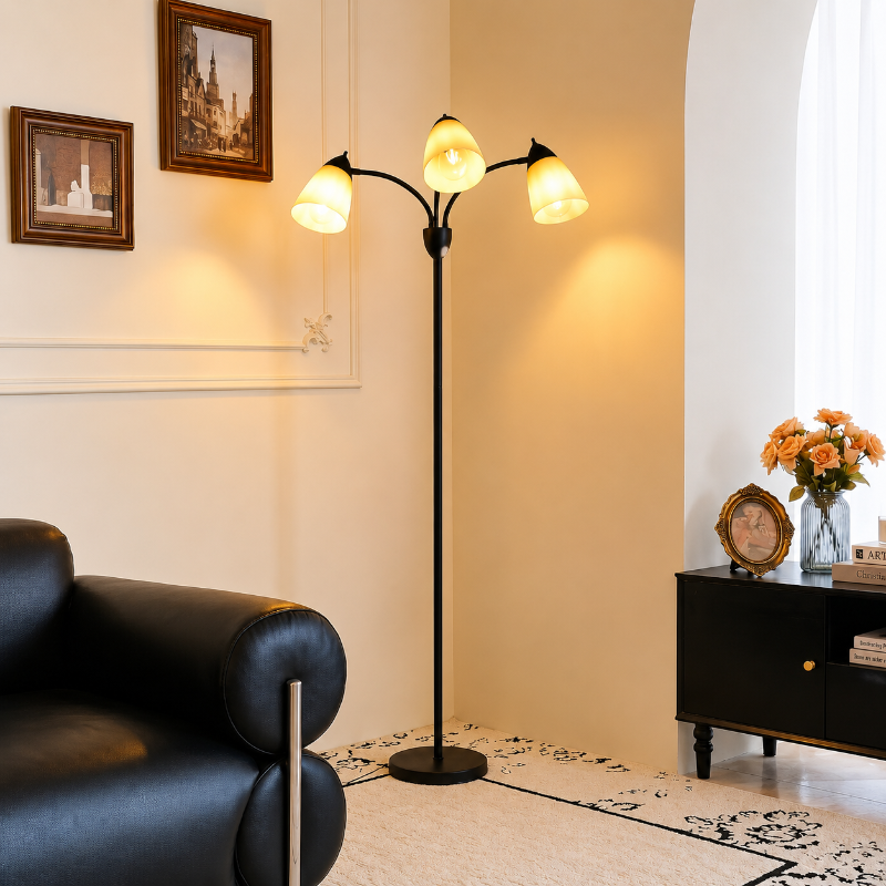 Lampadaire 3 Spots salon 