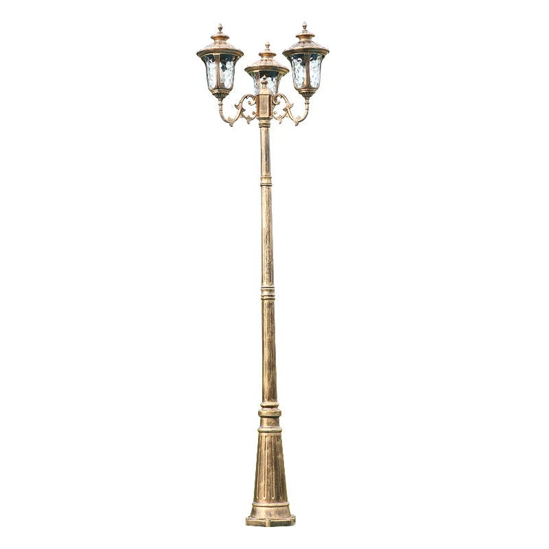 Lampadaire 3 tete or