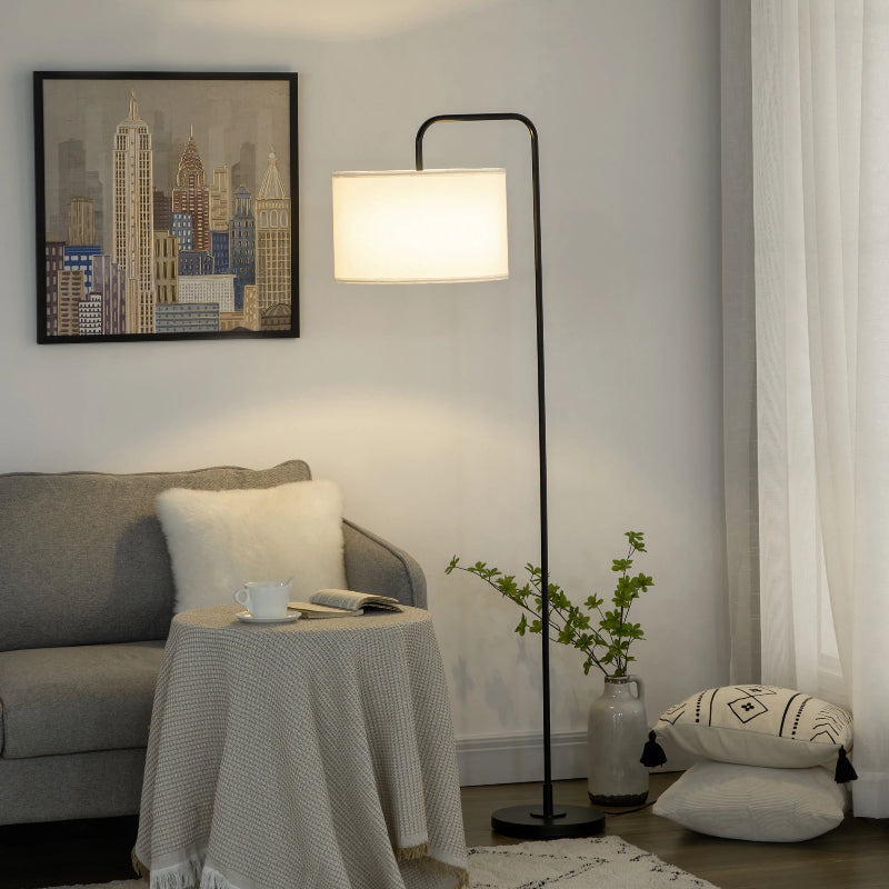 Lampadaire Abat Jour Blanc