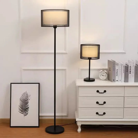 Lampadaire Abat Jour Tissu