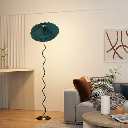Lampadaire Abat Jour Vert
