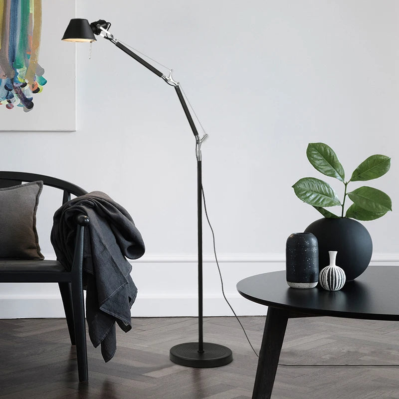 Lampadaire Architecte Sur Pied noir