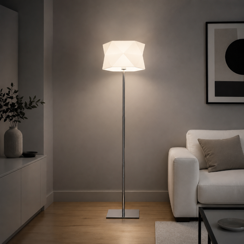 Lampadaire Blanc sur pied 