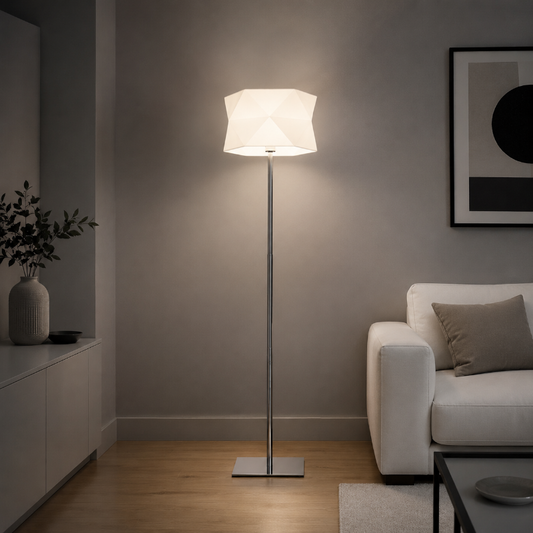 Lampadaire Blanc sur pied 