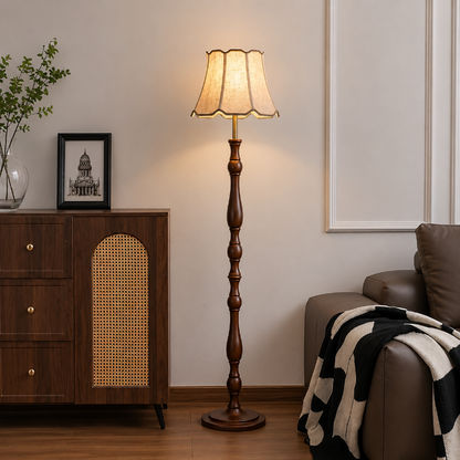 Lampadaire Bois Foncé