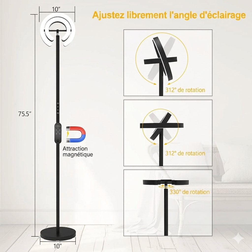 Lampadaire Liseuse Led