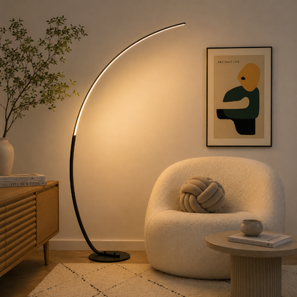 Lampadaire Courbé