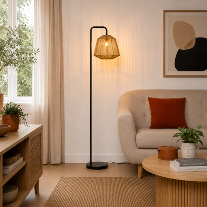 Lampadaire Fibre Naturelle