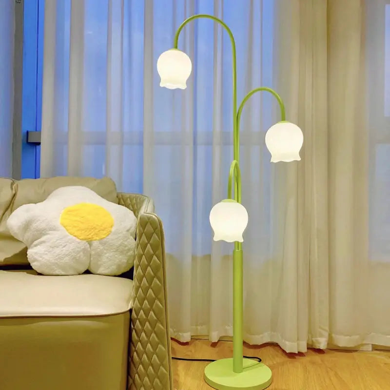 Lampadaire Fleur Vintage