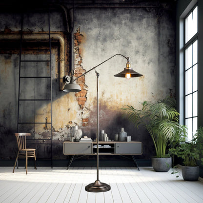 Lampadaire Industriel En Metal