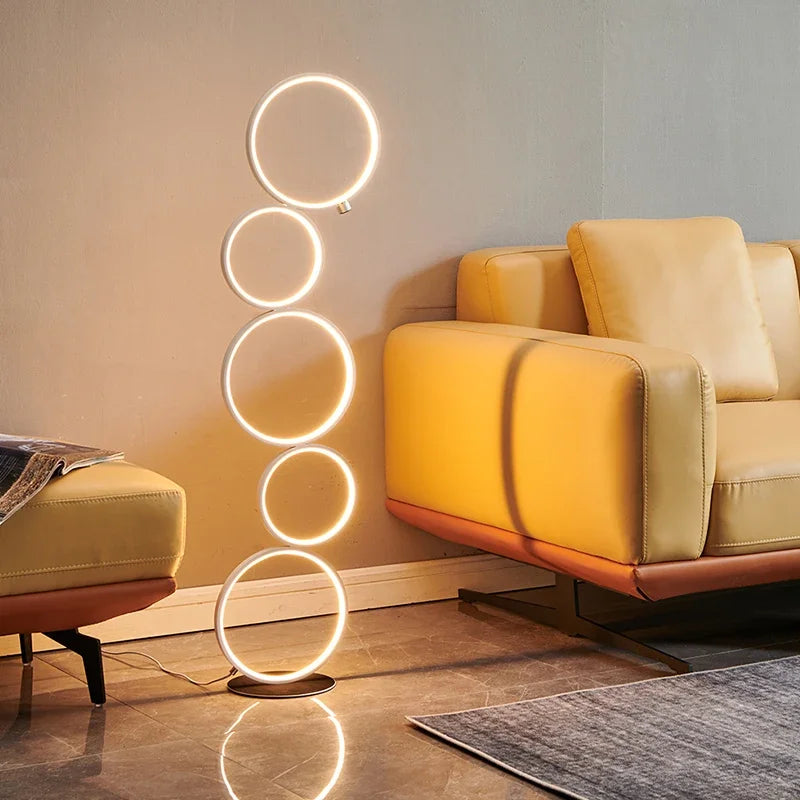 Lampadaire LED Cercle