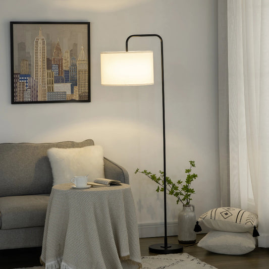 Lampadaire Noir et Blanc