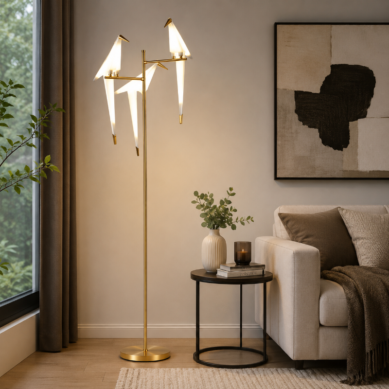 Lampadaire_Origami
