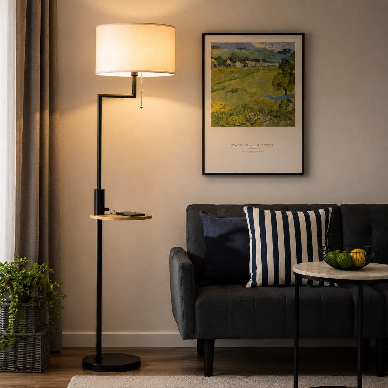 Lampadaire Port USB