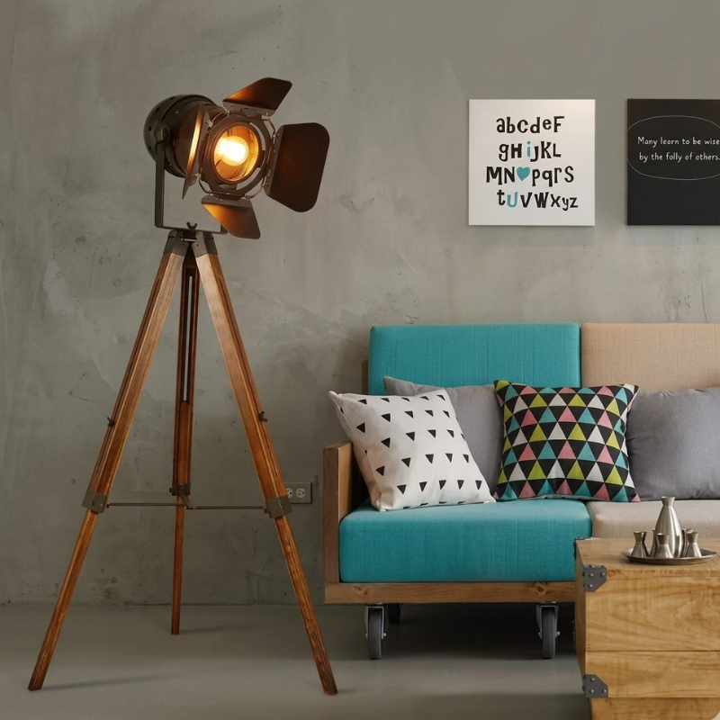 Lampadaire Projecteur Cinema