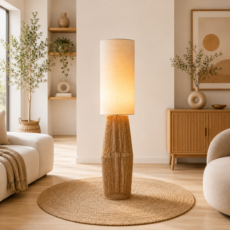 Lampadaire Salon En Corde