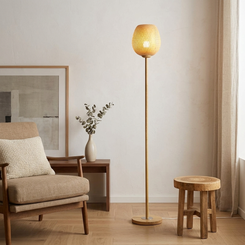 Lampadaire Salon Naturel