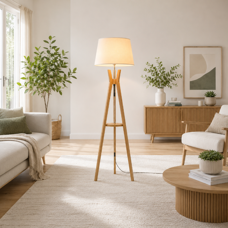 Lampadaire Salon Trepied