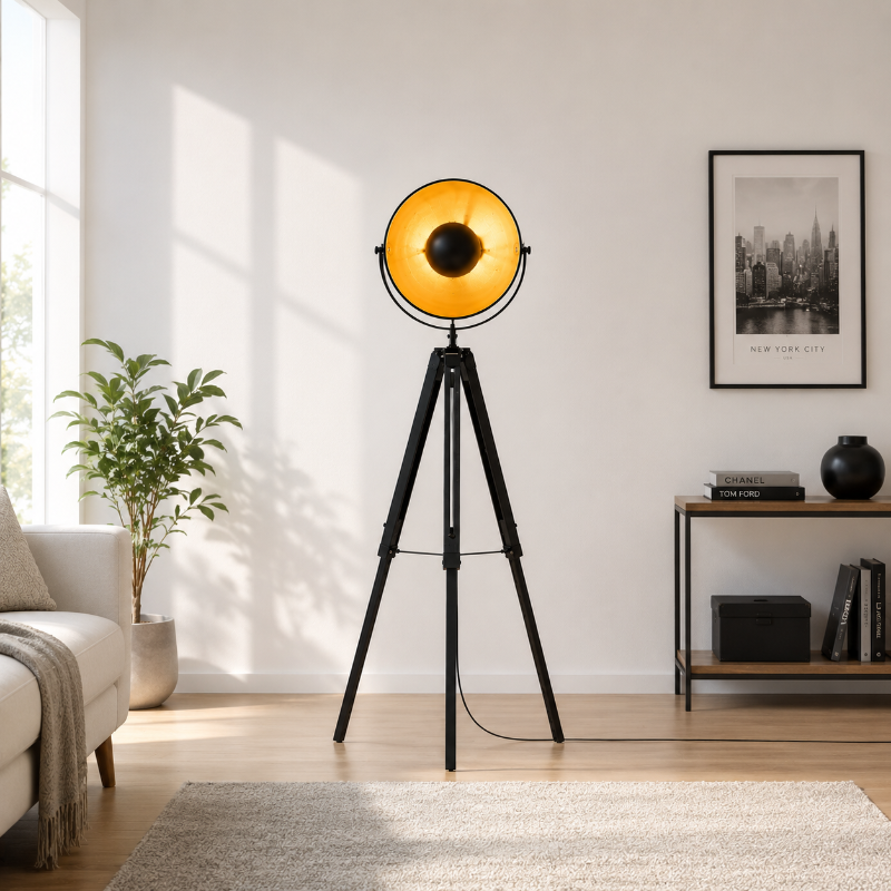  Lampadaire Sur Pied Style Industriel 