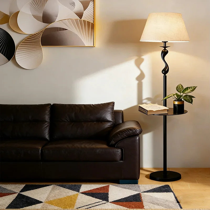 Lampadaire Tablette  Vintage 