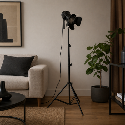 Lampadaire Trepied Projecteur industriel 