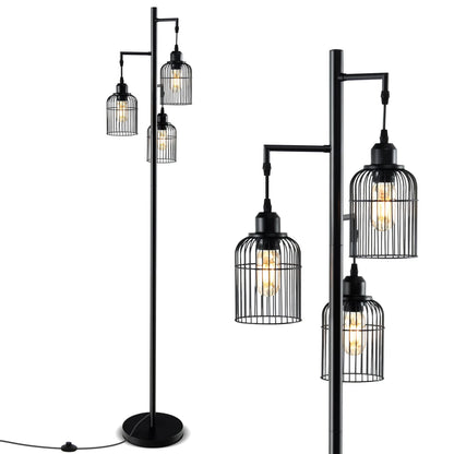Lampadaire Triple