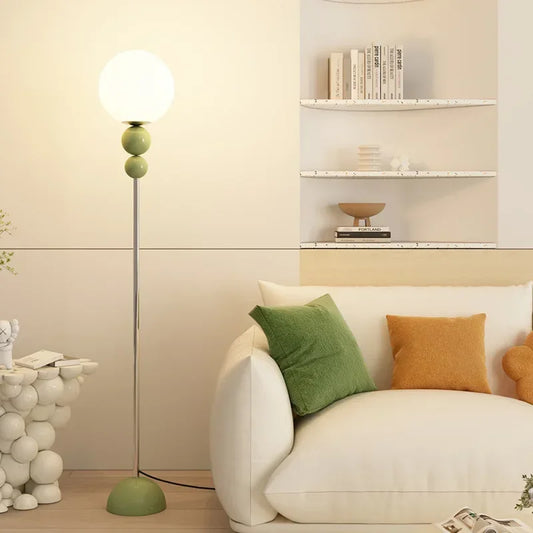 Lampadaire Vert boule 