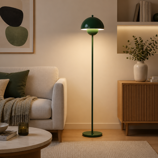 Lampadaire Vert salon 
