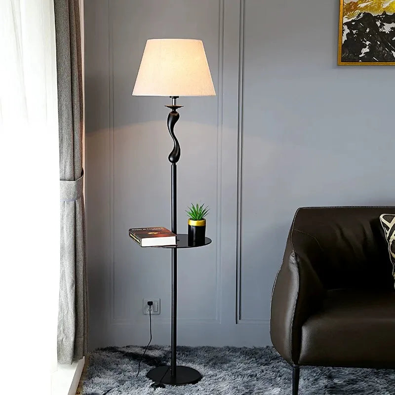 Lampadaire Vintage Tablette 