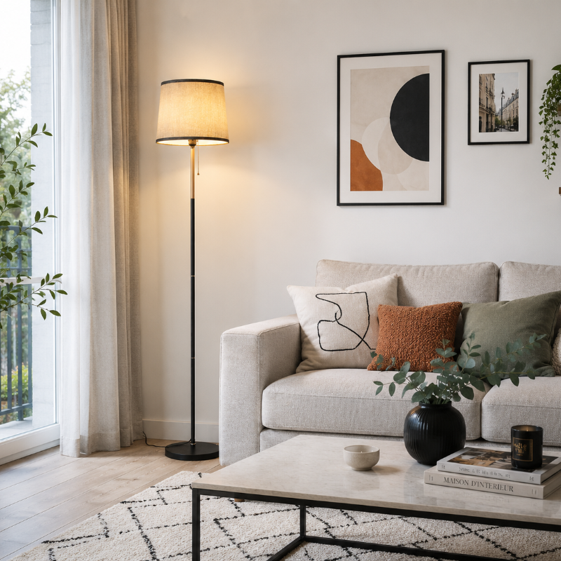 Lampadaire avec telecommande 