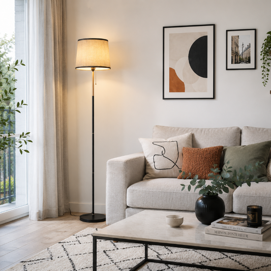 Lampadaire avec telecommande 