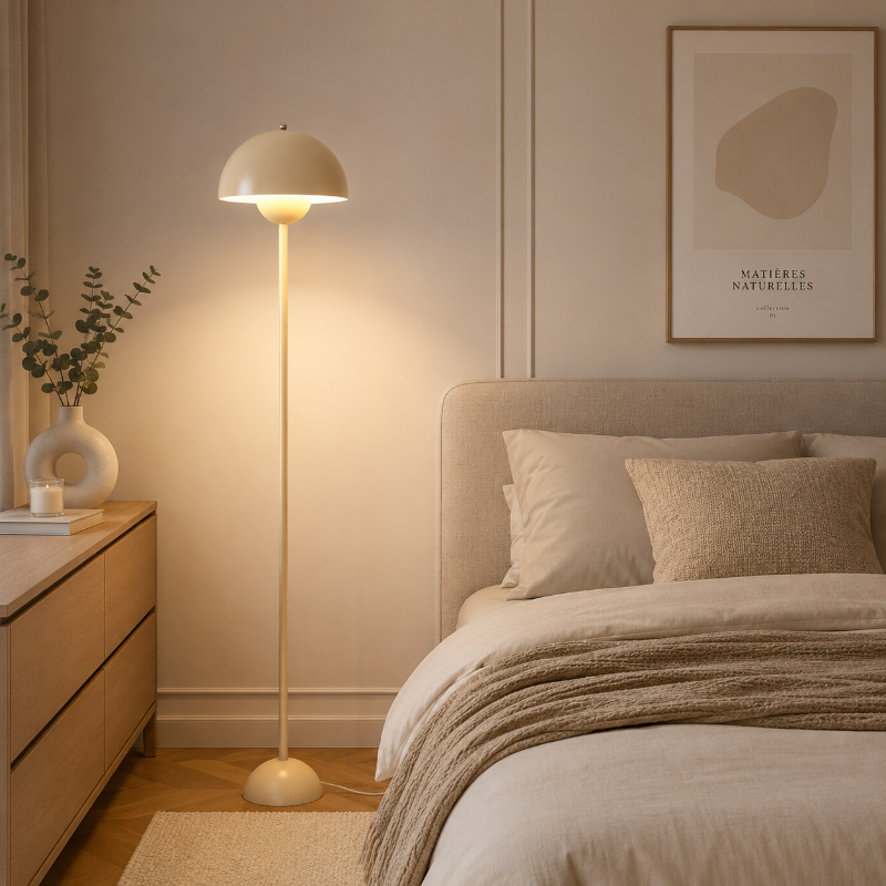 Lampadaire chambre Beige